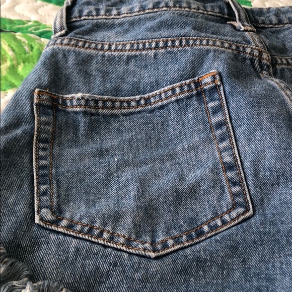 Wild Fable Button High Rise Distressed Shorts - Picture 8 of 12